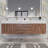 Glasgow 72'' Double Bathroom Vanity with Acrylic Top-91486095
