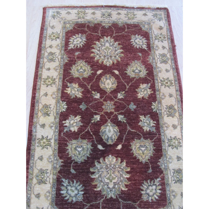 9x12 Red Hand-Knotted Wool Floral Cascade Classic Traditional Modern Contemporary Carpet Rug