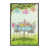 Toile encadrée de bois rustique foncé