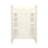48" W x 75.75" H Frameless Rectangle Sliding Shower Kit with Towel Bar and Base Included-35583375-35583373