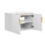 Meuble-lavabo moderne de 30 pouces avec lavabo en céramique, armoire avec 2 portes à fermeture douce-306200769