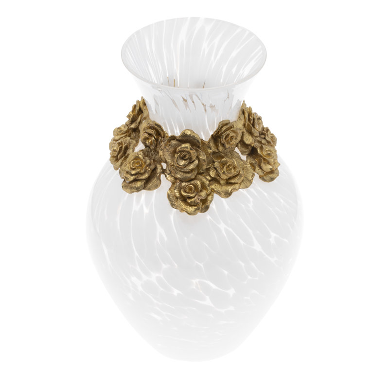 ROSE COLLECTION Handmade Glass Table Vase