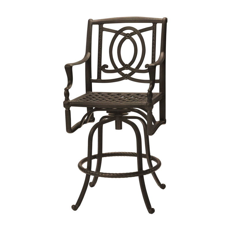 Bel Air 29" Swivel Patio Bar Stool, Shade, 29"