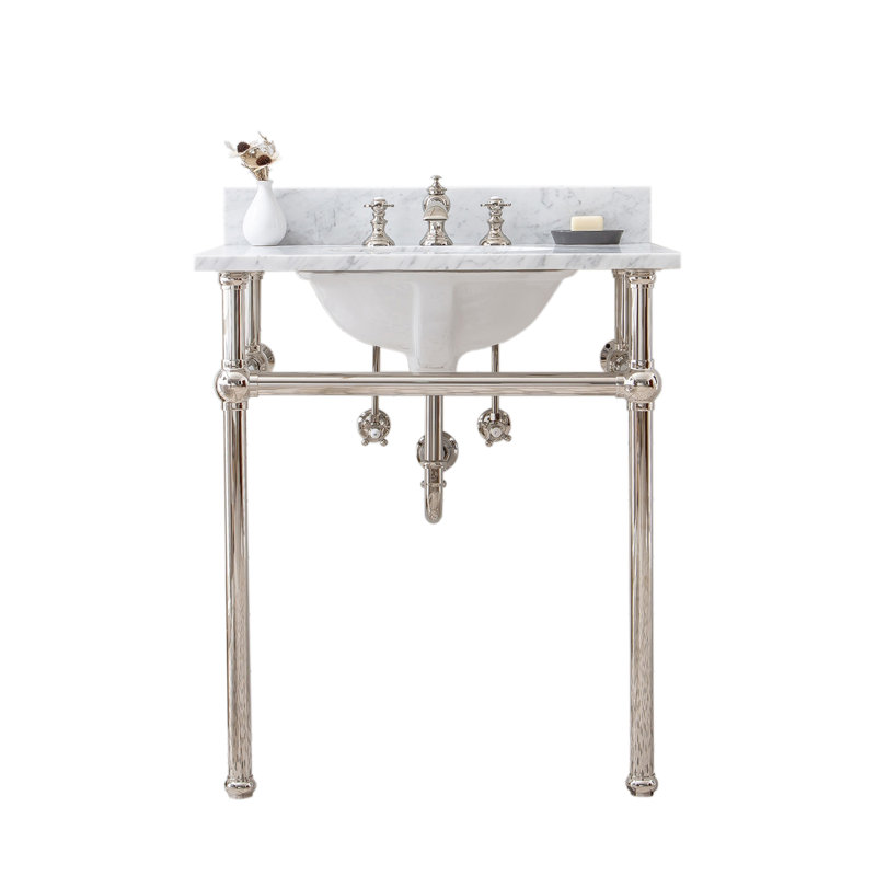Ensemble de meuble-lavabo simple 30 po Copeland, Nickel poli