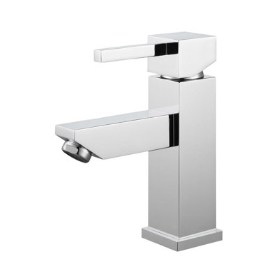 Single-Hole Bathroom Faucet with Drain Assembly