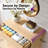 Modern Tall 5-Drawer Dresser with Curved Corner Design and Soft-Close Function-571166043