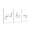 Be Our Guest Wall Decor Guest Room Wall Art Decor Stay Awhile Signs for Home Decor Minimalist Wall Art over the Bed Sign Guest Bedroom Wall Decor Canvas Painting 12x16 Inch (set of 3) Ready to Hang