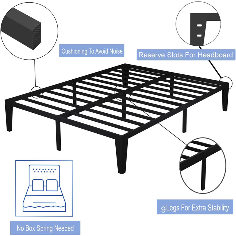 Lit plateforme 12 "Canajoharie, Grand