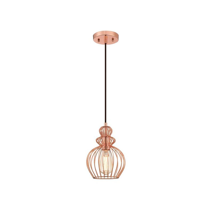 Yousef 1 - Light Geometric Pendant, Copper
