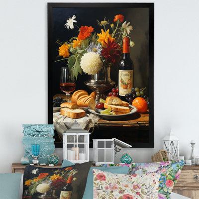 Nature, table à manger pique-nique - pique-nique, art mural, impressions sur toile