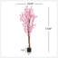 Fleur de pêcher artificielle 6 'avec pot