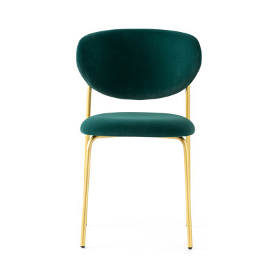 Cozy Upholstered Chair with Metal Frame