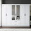 Shelton 6 Door 2 Drawer Wardrobe with Mirror-122739945