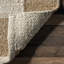 Tapis en jute à motif écossais Christana pour salle à manger, ivoire-973035546