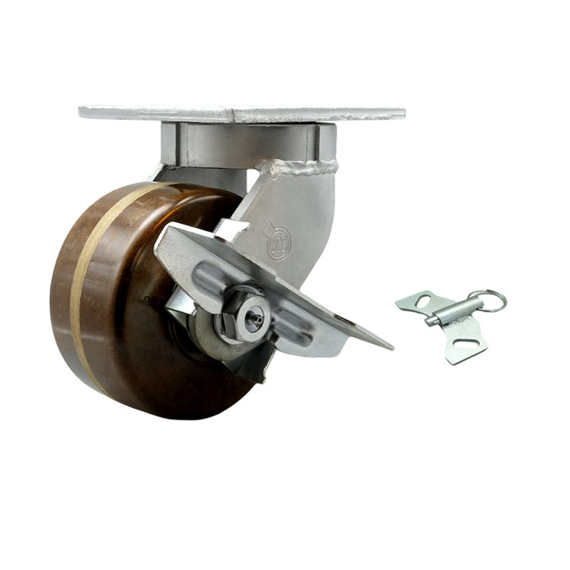 High Temp Phenolic Swivel Caster