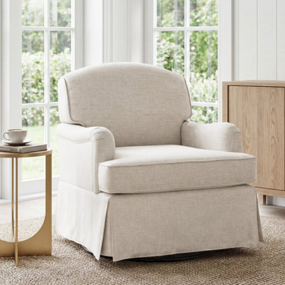Bedford Melody Swivel Glider Skirted ArmChair