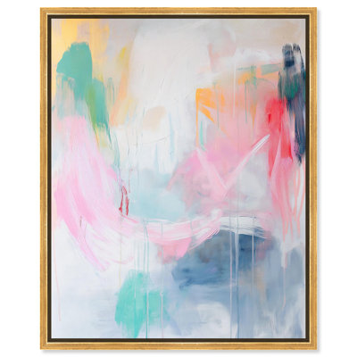 Pale Rainbows Pastel Abstracts by Art Remedy