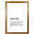 Honey Oak Frame