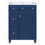 Meuble-lavabo de 24 pouces avec lavabo en céramique, 2 tiroirs et 1 porte pour petits espaces-2125351435