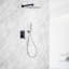Système de douche complet avec valve brute et pomme de douche à pluie 10 pouces-113616005