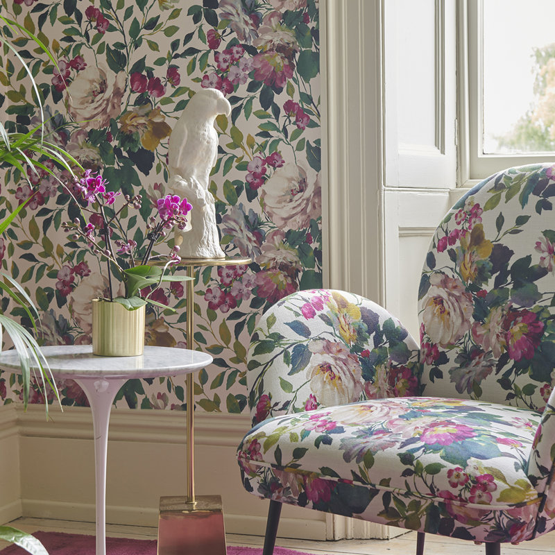 Bloom Exotica 2 10.05m x 52cm Low Gloss Roll, Fuchsia