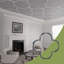 Panneaux de plafond décoratifs en acrylique 66, l 66 7/8 po x H 66 7/8 po x T 1/8 po, gris foncé-515876682-515876688