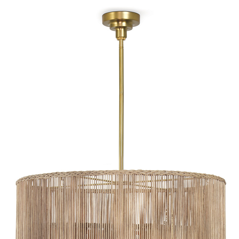 Nimes 11 - Light Dimmable Tiered Chandelier, Natural