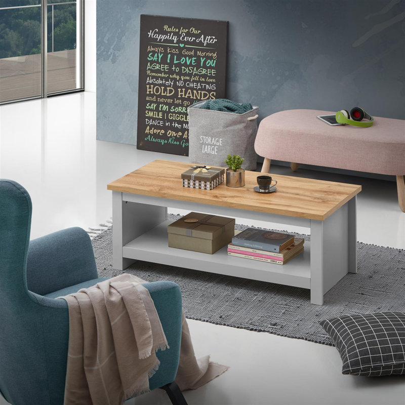 Four Leg Coffee Table with Storage
