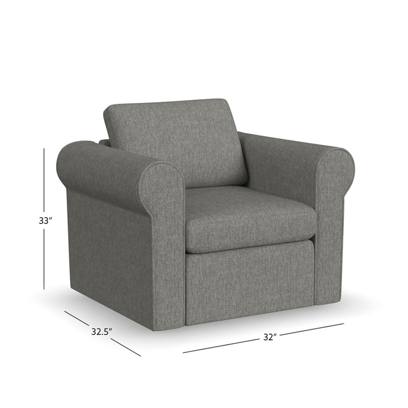 Fauteuil d'appoint 32 po Lockheart, Fumée