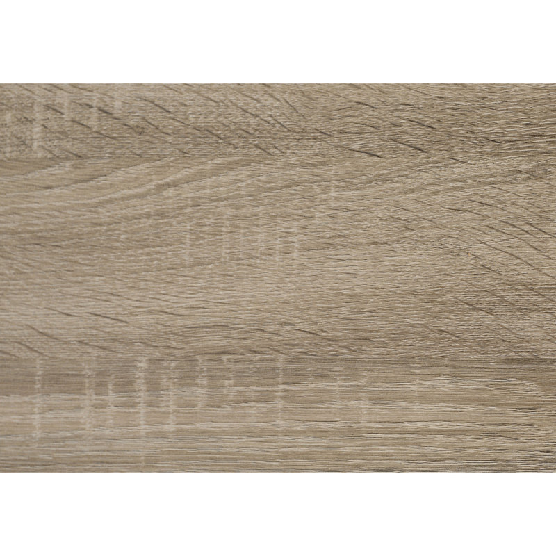 Table de bureau transitionnelle - Finition en stratifié taupe foncé pour un design polyvalent brun