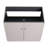 36" Bathroom Vanity In Khaki Color. Resin Sink & 2 Soft-Close Cabinet Doors. Modern Style, Spacious Storage. Basin, Hinges, Elegant Metal Handles. Plywood. Assembly Required Freestanding With White-1068308013