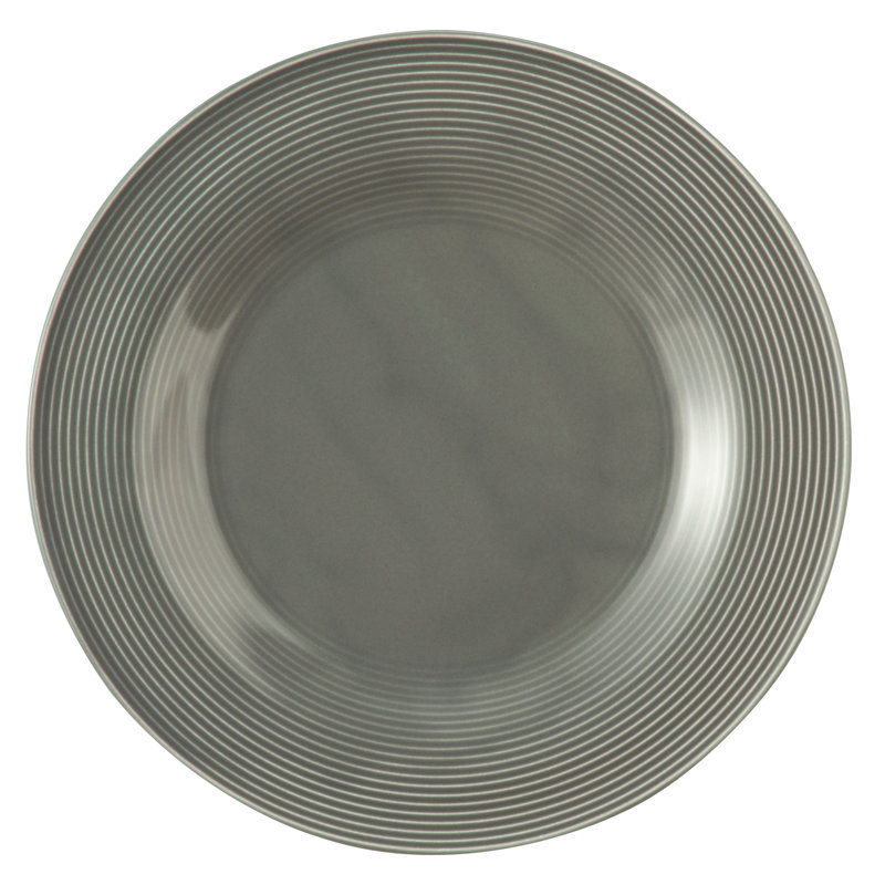 30cm Porcelain Dinner Plate, Pearl Grey