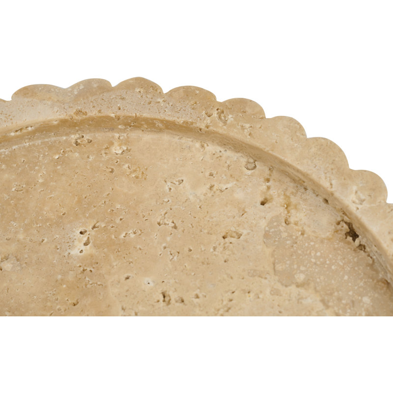 Lysander Tray, Beige Travertine