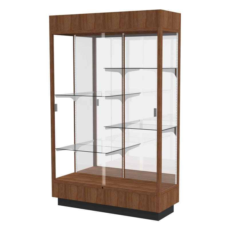 Vitrine lumineuse Heritage, Miroir, Cordovan