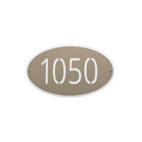 Classic Oval Flush Mount One Line Wall Mount