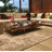 Ruby Glass Top Coffee Table