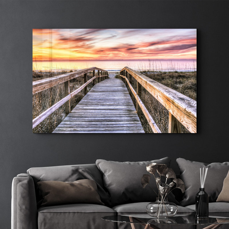 Élégante peinture murale en verre trempé de 13,8 po x 21,7 po | 100% verre trempé, épaisseur: 0,16 pouce | Imprimé UV pour des couleurs éclatantes | Parfait pour la décoration intérieure, le salon et les espaces de bureau