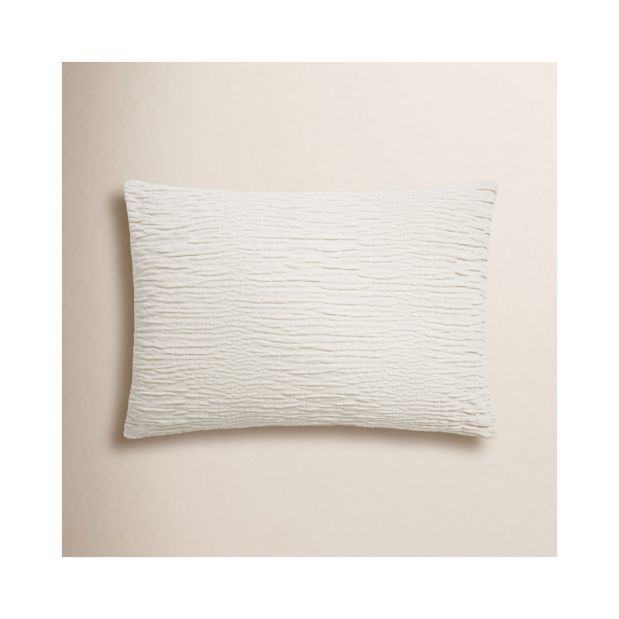 Edan Throw Pillow, Silver, 26" x 16", Polyester/Polyfill