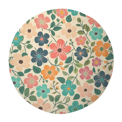 Tapis tressé Floral Field of Spring