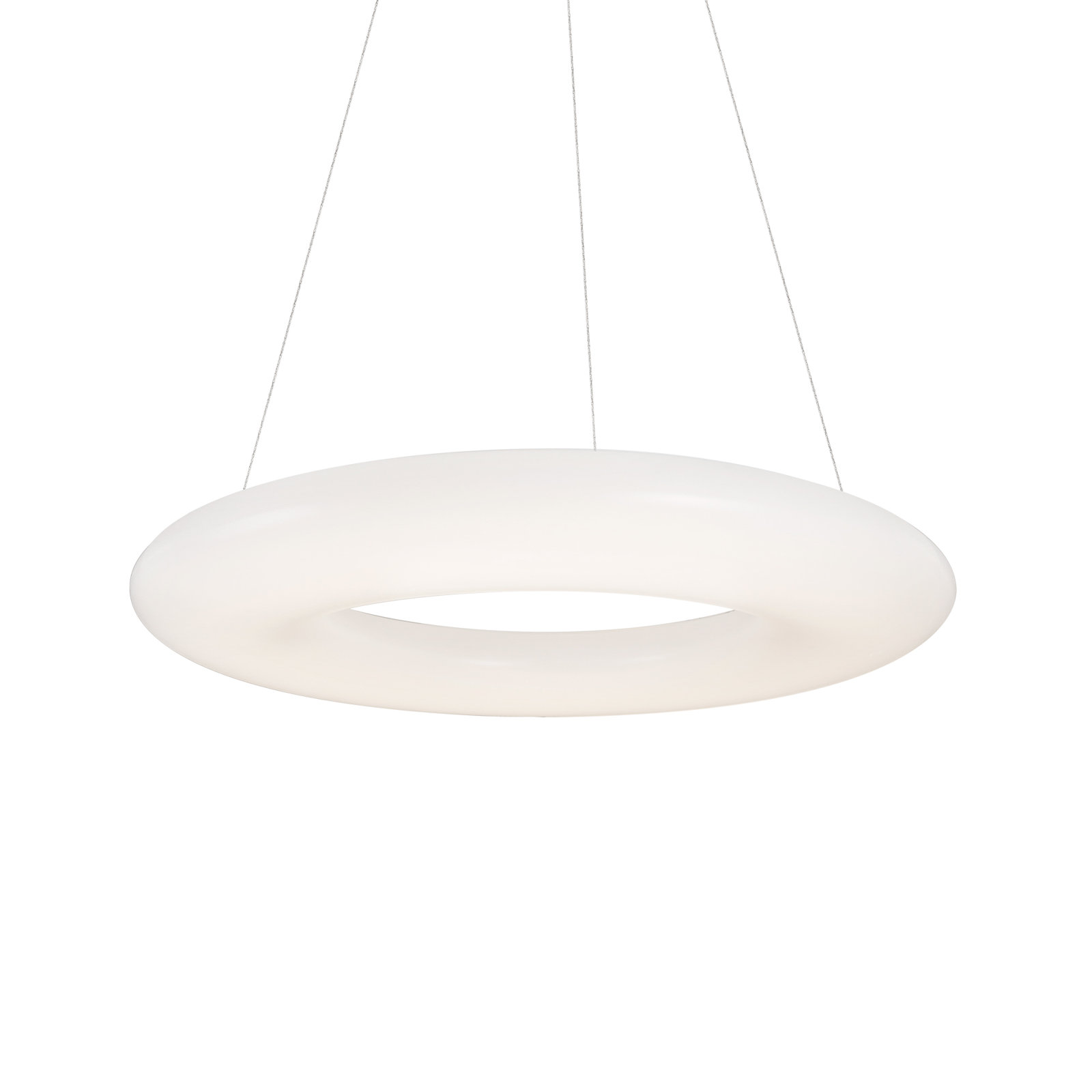 Single Light Dimmable LED Pendant, 125.88" H x 36" W x 36" D