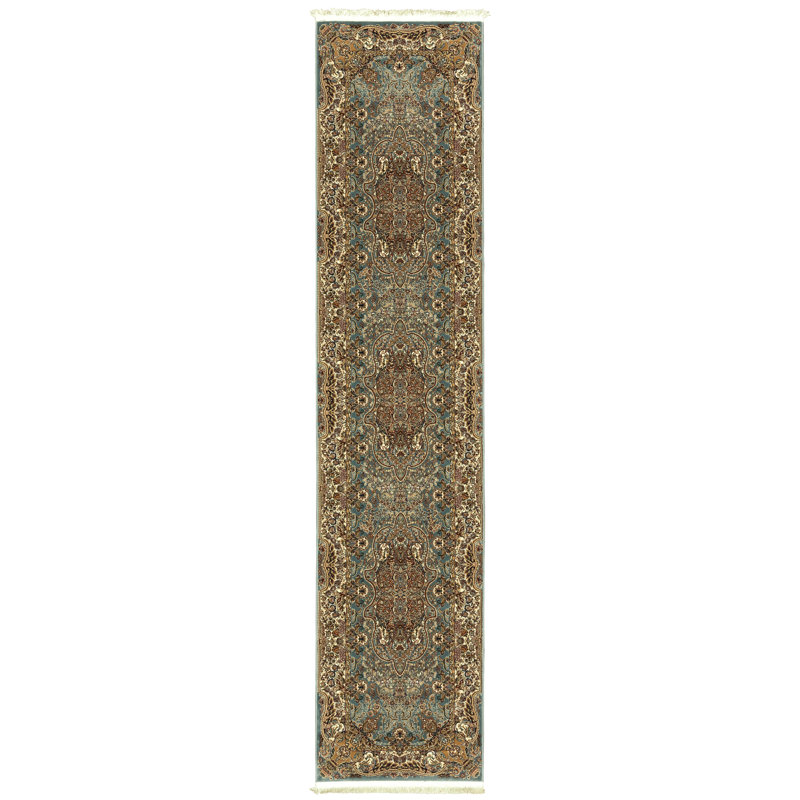 Gorski Oriental Indoor Rug, Runner 2'3" x 10'