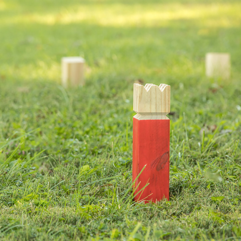 Stake and Marker Kubb Set