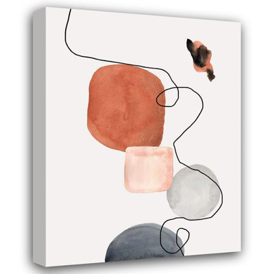 Wrought Studio™ Urban Road Gallery Wrapped Canvas Art Titled: Down the Line I