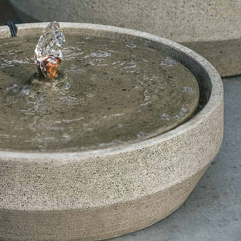 Fontaine en béton Ilyjah, Cuivre bronze