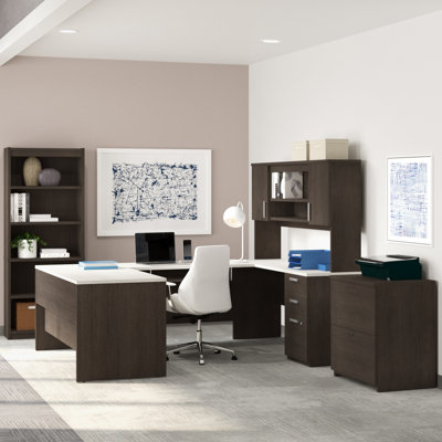 Aralee 4 Piece Office Set With Hutch
