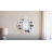  Photo Collage White & Blue Wall Clock 20"