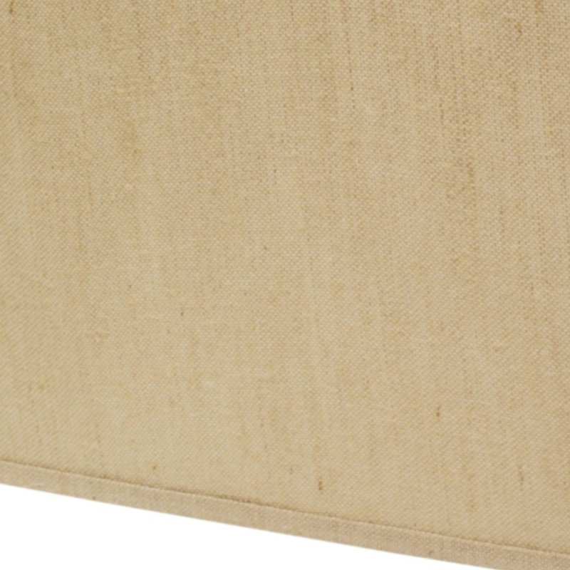 Golden Fiber Throwback Rectangle Burlap Lampshade, 11" H x 18" W x 11" D
