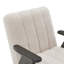 Fauteuil moelleux moderne en bois avec structure