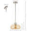 Luminaire suspendu bol 1 lumière