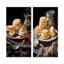 Freshly Baked Scones Harmony - Desserts, ensemble de 2 décorations murales en métal-949150672